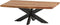 Salontafel Felix 120 cm Kruispoot Acacia - Naturel | Meubelplaats