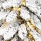 vidaXL - Kunstkerstboom - met - verlichting - en - sneeuw - 100 - LED's - 180 - cm