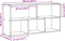 vidaXL - Wandschap - 100x25x50 - cm - bewerkt - hout - grijs - sonoma - eikenkleurig