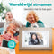 Pora&Co - Digitale fotolijst - WiFi - 8 inch HD IPS Display Licht Bruin/Wit