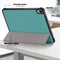 Lunso - Geschikt voor iPad 10 (2022) - Tri-Fold Bookcase hoes - Groen