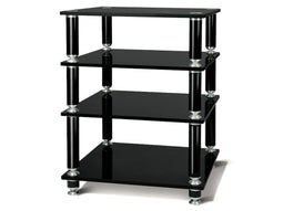 NorStone Stäbbl HIFI - Audio meubel 4 lagen 600 x 787 x 550 mm - zwart