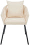 Juskys Touwstoelen - Tuinstoel - Set van 2 - Incl. Zit- en Rugkussens - Beige (2 stuks)