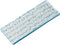 Leifheit Picobello M - Vloerwisserpad Cotton Plus - Wasbaar op 40°C - 33 cm - Turquoise/Wit
