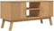 vidaXL - Tv-meubel - OLDEN - 114x43x57 - cm - massief - grenenhout - bruin