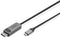 Digitus DB-300334-010-S - USB-C naar DisplayPort Adapter - 8K ondersteuning - Zwart