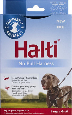 Halti No Pull Harnas Zwart - Hondenopvoeding - Large