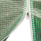 tectake® Foliekas - Tunnelkas - 343 x 200 x 200 cm - 7 m² - Stabiel metalen frame - Vorstbestendige PE-folie - Ingangsdeur met ritssluiting - 6 zijvensters - Spankoorden en metalen haringen