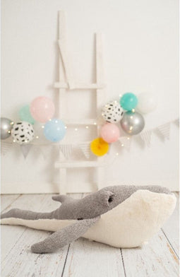 Blad Crochetts 30 x 42 x 1 cm Walvis Grijs
