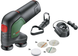 Bosch EasyCurvSander 12 - Accuschijfschuurmachine - 3 draaiende schijven - Incl. 12 V accu en lader (1 set)