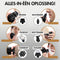 Sansbeauté® SkullSharp PRO - 6-in-1 Scheerapparaat - Draadloos Opladen - Zwart