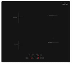 Inventum IKI6030 - Inductiekookplaat 4 kookzones - Boostfunctie - Zwart