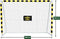 Umbro Voetbaldoel - Voetbal Goal 300 x 200 x 110 cm - Metaal - Zwart/Geel