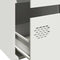 vidaXL Hoge Kast - 68x39x101,5 cm - Koudgewalst Staal - Wit
