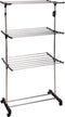 Bathroom Solutions Wasrek-droogrek - zwart-wit - 80 x 57 x 165 cm