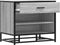 vidaXL - Schoenenbank - 60x40x53,5 - cm - bewerkt - hout - en - metaal - grijs - sonoma