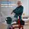 Safe Age® Rollator - Lichtgewicht opvouwbaar - Gevoerde zitting rugleuning - Rood
