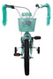 AMIGO Magic Meisjesfiets - Kinderfiets 16 inch - Met Terugtraprem en Zijwieltjes - Turquoise