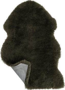 J-Line vloermat - schapenvel - groen