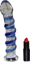 Pipedream Icicles glazendildo Icicles No. 5 blauw,transparant - 7 inch