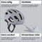 BBB Cycling Dune MIPS 2.0 - Fietshelm - Extra veilig met MIPS en vervangbaar vizier - Mat Grijs/Wit - Maat S