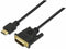 Nanocable 10.15.0502 - HDMI naar DVI Kabel - 1,8 m - Zwart