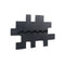 Tetromino - Wandkapstok - Modulaire combinatie - Zwart