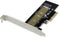 Conceptronic EMRICK05BS - M.2 NVMe PCIe Kaart - Incl. Heat Sink - 40 mm x 102 mm x 18 mm