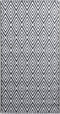 vidaXL - Buitenkleed - ARAKIL - 80x150 - cm - PP - wit - en - zwart