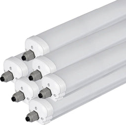 V-TAC VT-1574-N LED Batten Waterdichte Fitting - 48W - Dag - Wit - 4000K - SMD - Buis - 1500x65x58mm - IP65 - Bundel - van - 6