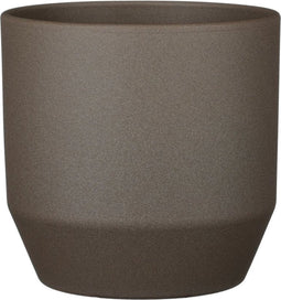 Mica Decorations Nola Bloempot - 21x21x21 cm - Keramiek - Bruin