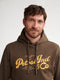 Petrol Industries Kennewick - Heren Artwork Hoodie - Capuchon - Bruin - Maat L