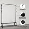 Brixy Kledingrek - Garderoberek - 102x34x152cm - Kledingrek Met Schoenenrek - Industrieel - Metaal -