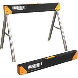 Toughbuilt C300 - Opvouwbare Schragen - 1000kg Draagvermogen - Grijs (2-Pack)