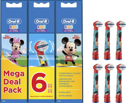 Oral-B Kids Opzetborstels Met Disney Mickey Mouse-figuren, 6 Stuks