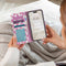 iMoshion Hoesje Geschikt voor Samsung Galaxy S21 FE Hoesje Met Pasjeshouder - iMoshion Design Bookcase smartphone - Roze / Retro Pink