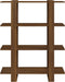 vidaXL - Boekenkast/kamerscherm - 100x30x123,5 - cm - bruin - eikenkleur