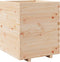 vidaXL - Plantenbak - 60x60x72,5 - cm - massief - grenenhout