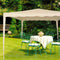 Aktive Vierkante Gazebo 300x300x240 Cm Beige