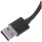 AccuCell 3IN1 USB datakabel - Oplader kabel - Geschikt voor USB-C iPhone Micro-USB - Zwart