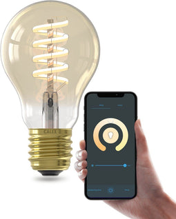Calex Smart Filament LED Lamp - E27 - Slimme Verlichting - Warm Wit Licht - Goud