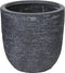 Bloempot Utah Egg - d39 x h38cm - Donkergrijs