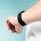 imoshion Siliconen bandje - Geschikt voor Fitbit Charge 6, Charge 5 - Zwart - L