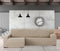 Hoes voor chaise longue met lange armleuning links Eysa TROYA Lichtbruin 170 x 110 x 310 cm