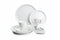 Salt&Pepper Stripeless diep Bord - 23 cm - wit - 6 stuks