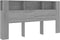 vidaXL - Hoofdbordkast - 200x18,5x104,5 - cm - grijs - sonoma - eikenkleurig