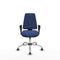 Piqueras y Crespo BFN056G - Bureaustoel - Verstelbare hoogte max 55 cm - Marineblauw