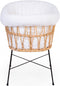 Childhome Rattan Wieg - Inclusief matras - Boheemse stijl - Ecru - 90 x 51 x 70 cm