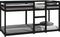 vidaXL - Stapelbed - 80x200 - cm - massief - grenenhout - zwart