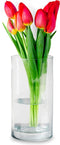 Jodeco Bloemenvaas Chelsea - helder transparant - glas - 12,5 x 25 cm - cilinder vaas